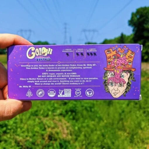 Golden Ticket Mushroom Bar | Buy Premium Mushroom Chocolate Online - Image 3