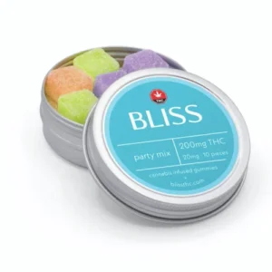 THC Party Mix Gummies by Bliss | Premium THC Edibles for Relaxation